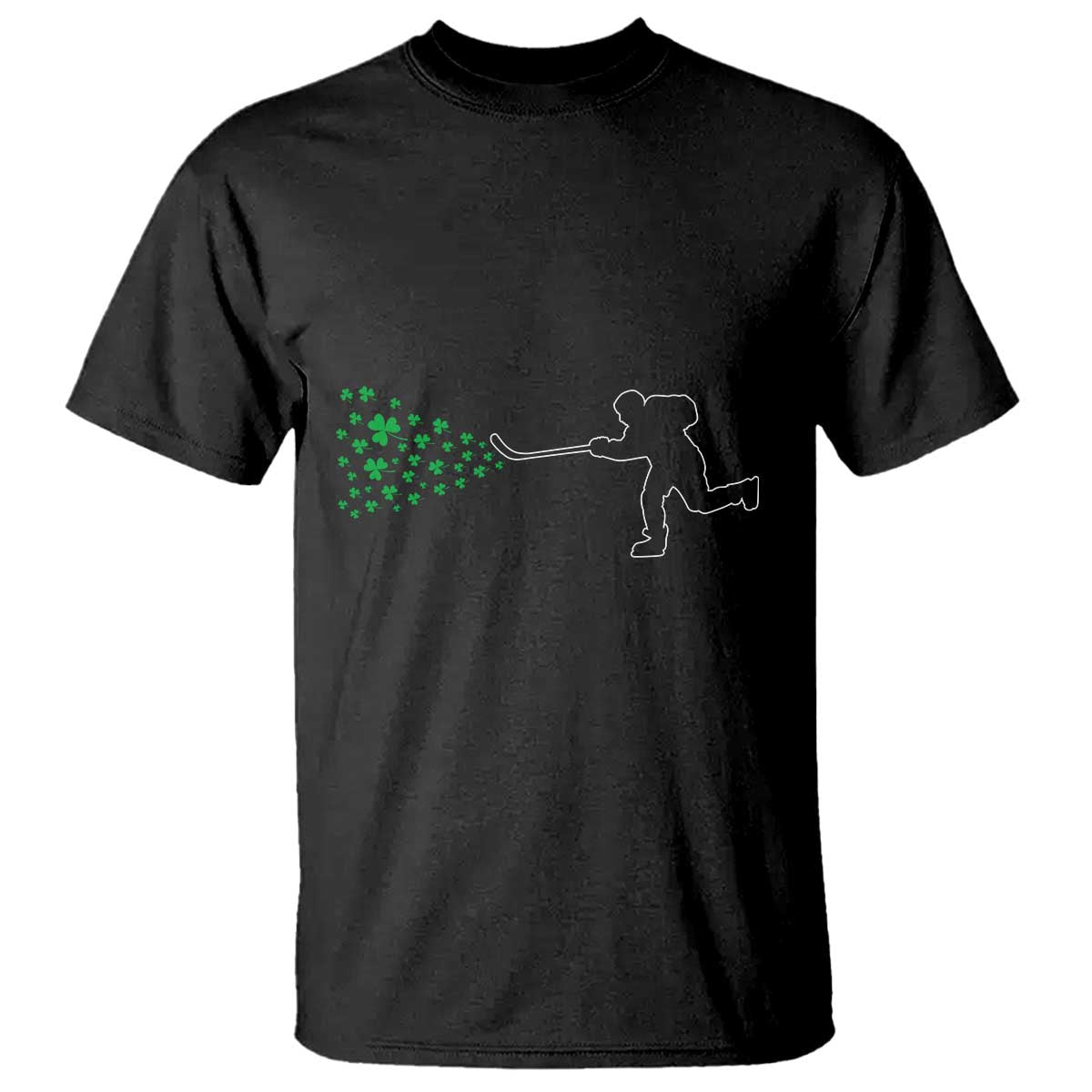 funny-st-patricks-day-ice-hockey-shamrock-t-shirt