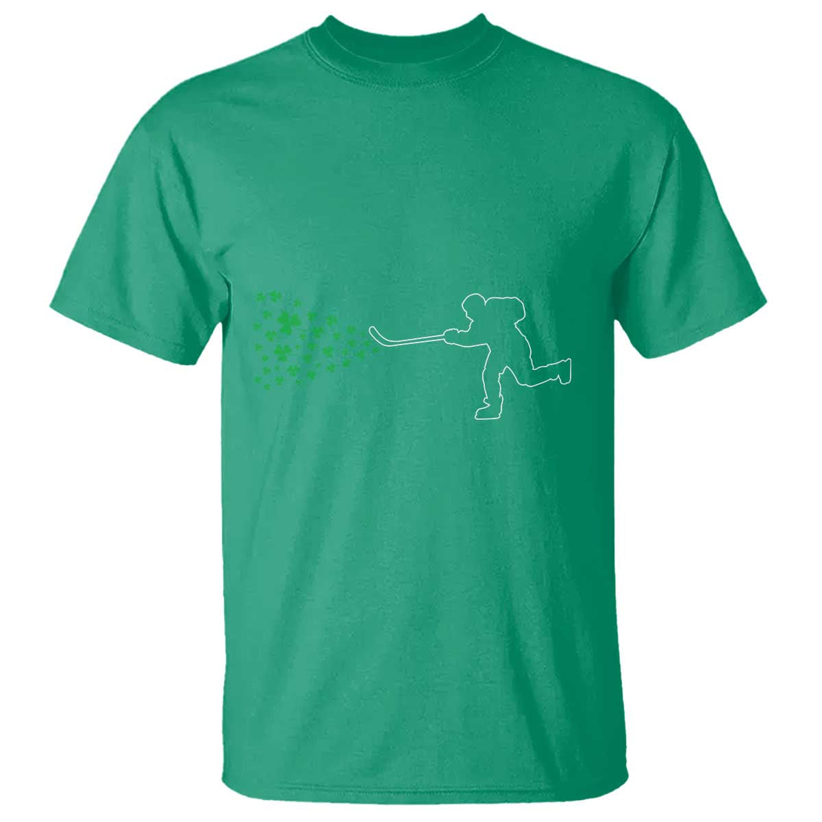 funny-st-patricks-day-ice-hockey-shamrock-t-shirt