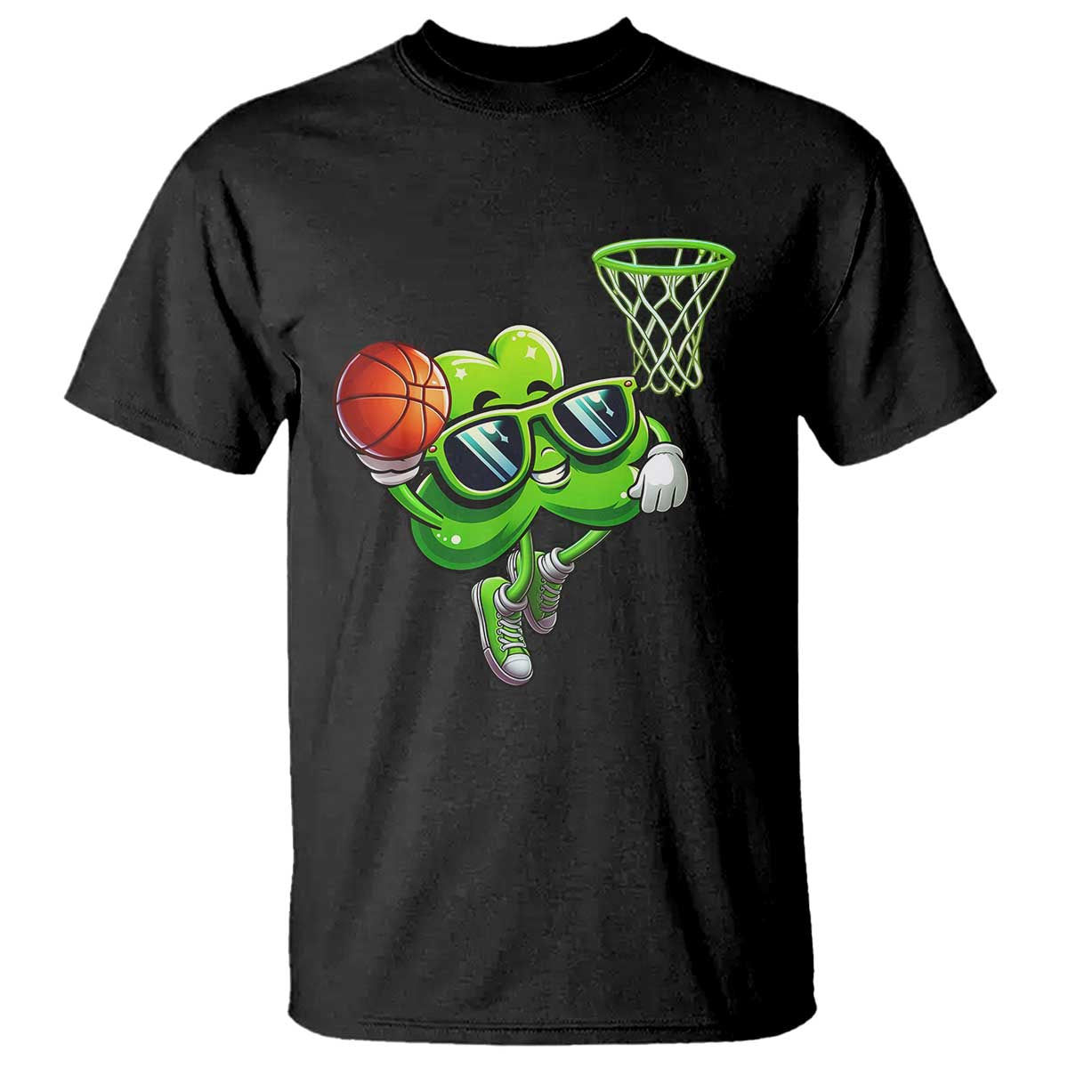 funny-st-patricks-day-basketball-green-shamrock-t-shirt
