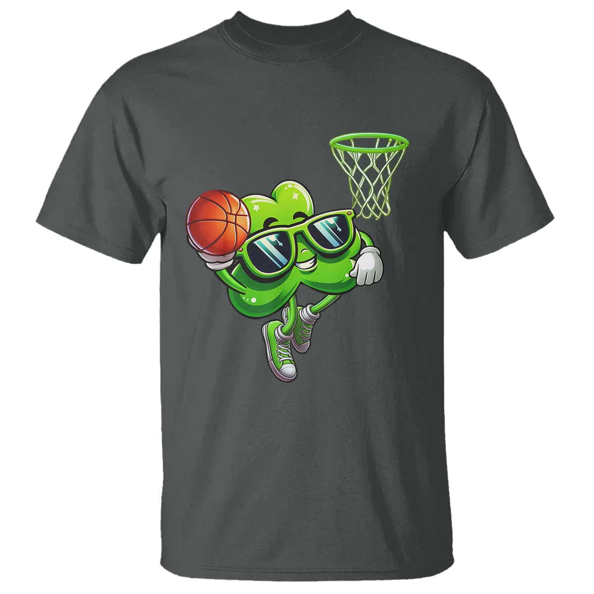 funny-st-patricks-day-basketball-green-shamrock-t-shirt