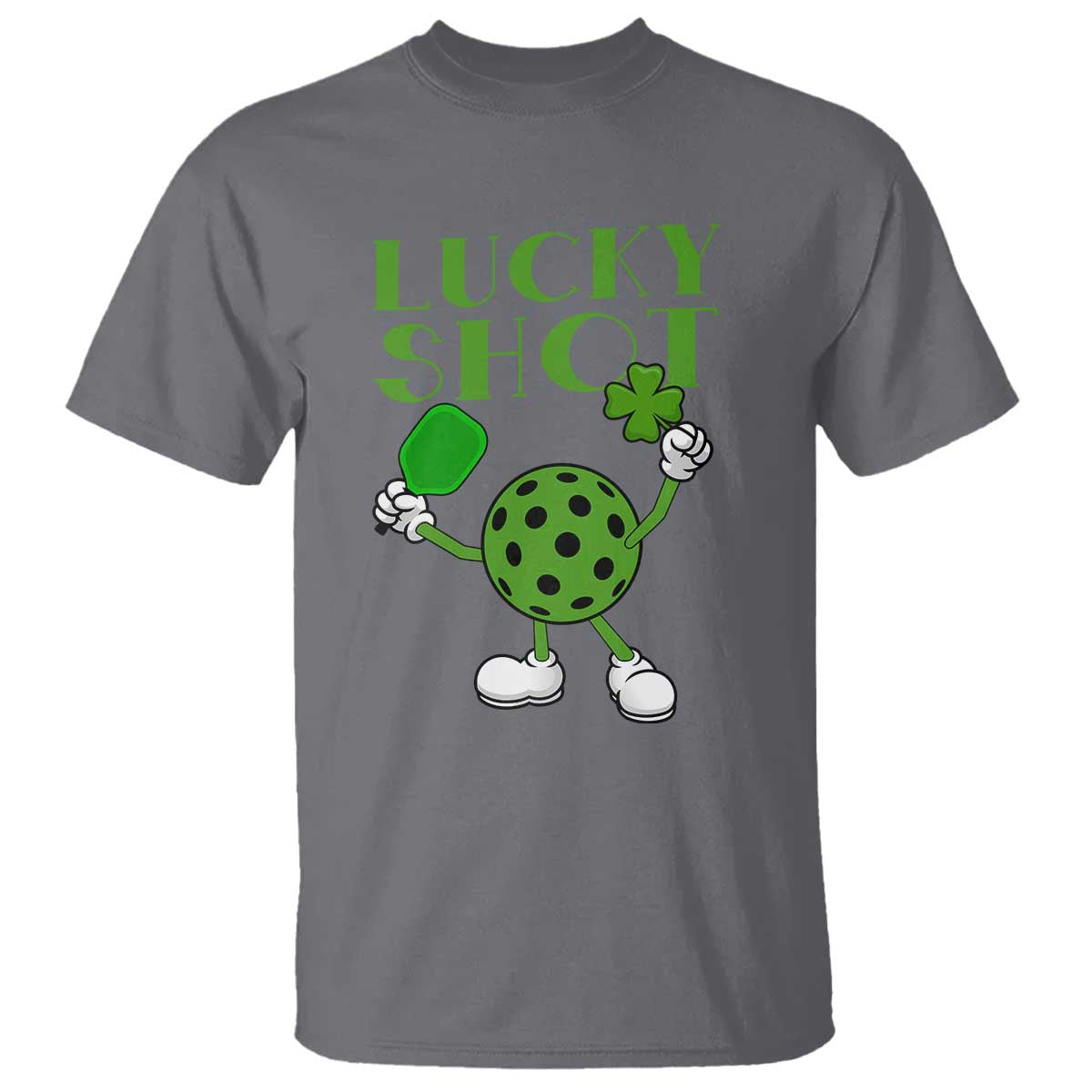 funny-st-patricks-day-pickleball-lucky-shot-t-shirt