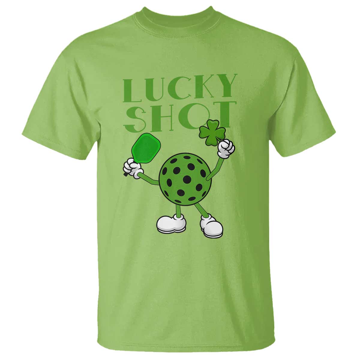 funny-st-patricks-day-pickleball-lucky-shot-t-shirt