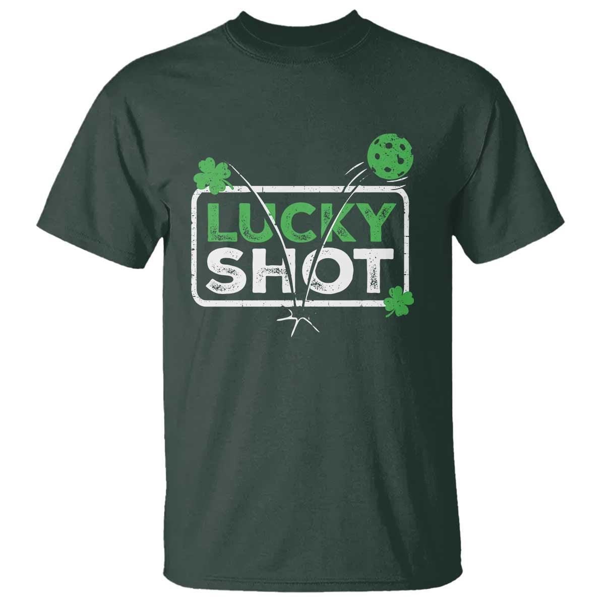 funny-st-patricks-day-pickleball-t-shirt-lucky-shot-shamrock