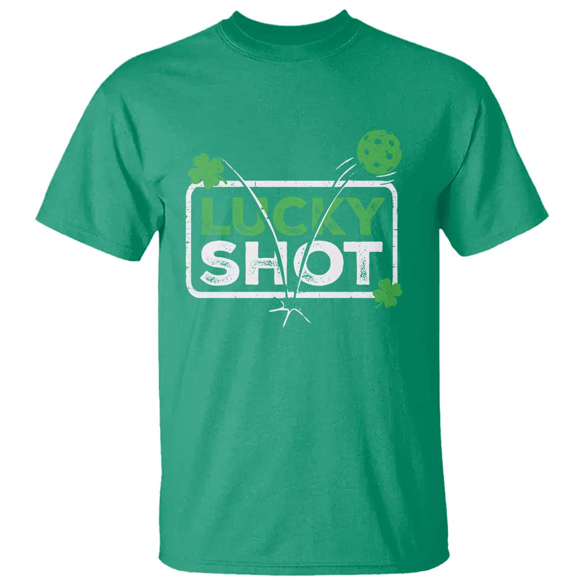 funny-st-patricks-day-pickleball-t-shirt-lucky-shot-shamrock
