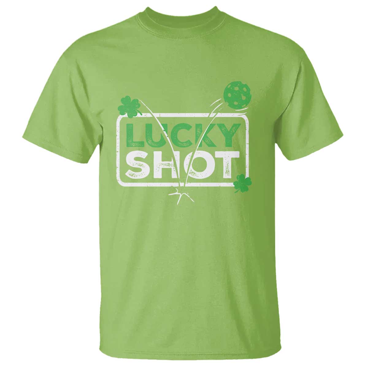 funny-st-patricks-day-pickleball-t-shirt-lucky-shot-shamrock