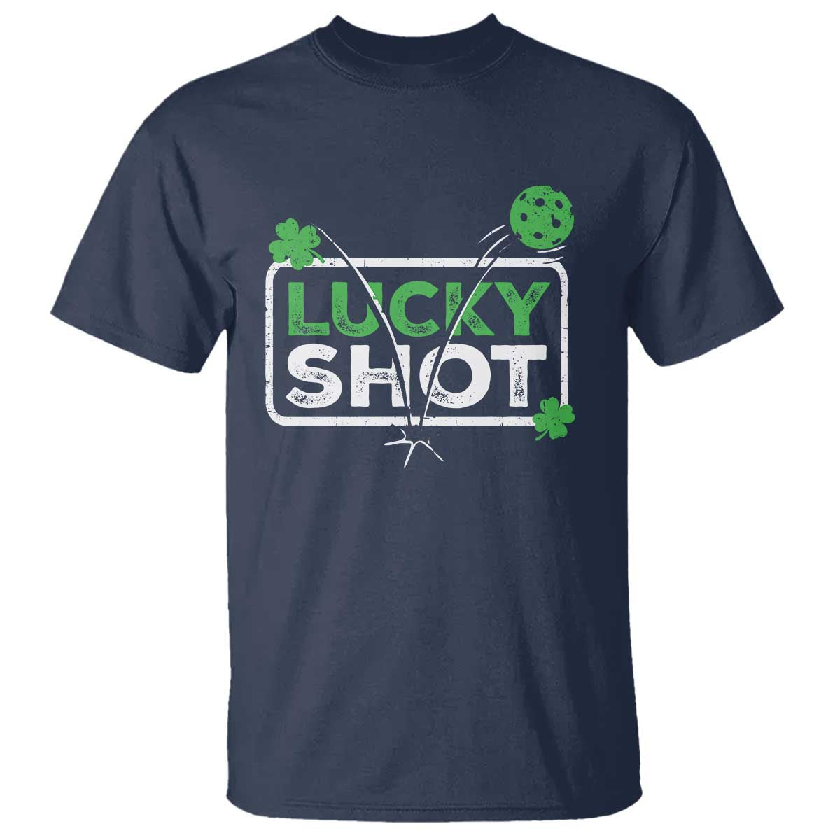 funny-st-patricks-day-pickleball-t-shirt-lucky-shot-shamrock