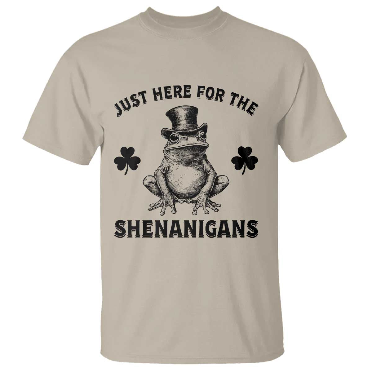 funny-st-patricks-day-just-here-for-the-shenanigans-t-shirt-frog-shamrock