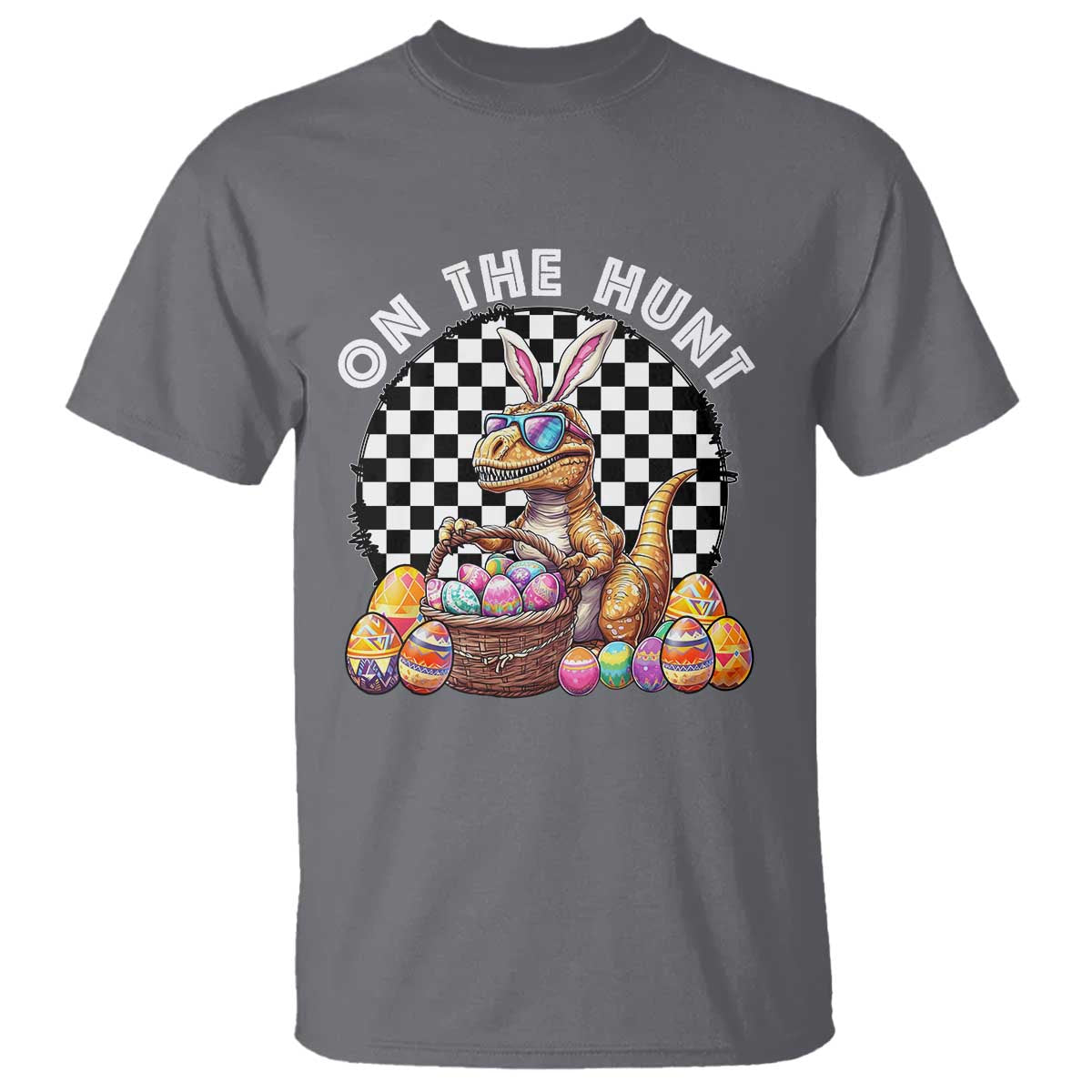 funny-easter-day-dinosaur-bunny-t-shirt-on-the-hunt-egg-hunting