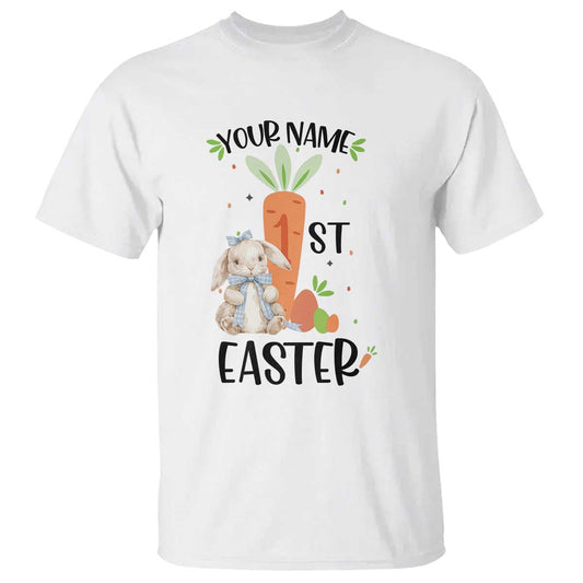 personalized-easter-day-t-shirt-custom-text-1st-easter-cute-bunny-carrot