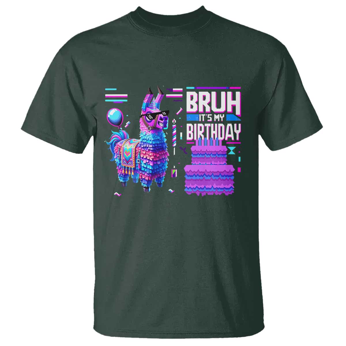 funny-bruh-its-my-birthday-t-shirt-llama-pinata-gaming-bday