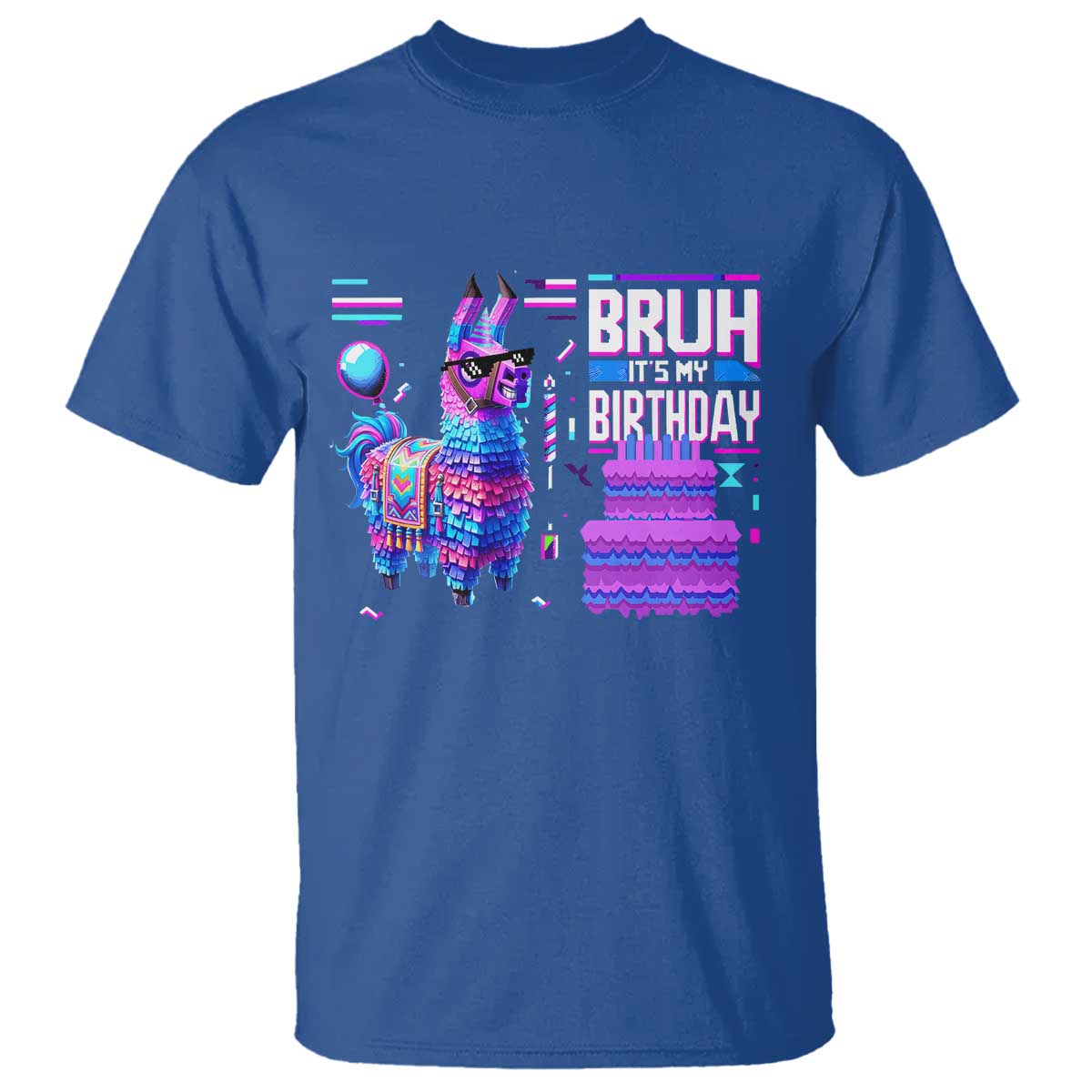 funny-bruh-its-my-birthday-t-shirt-llama-pinata-gaming-bday