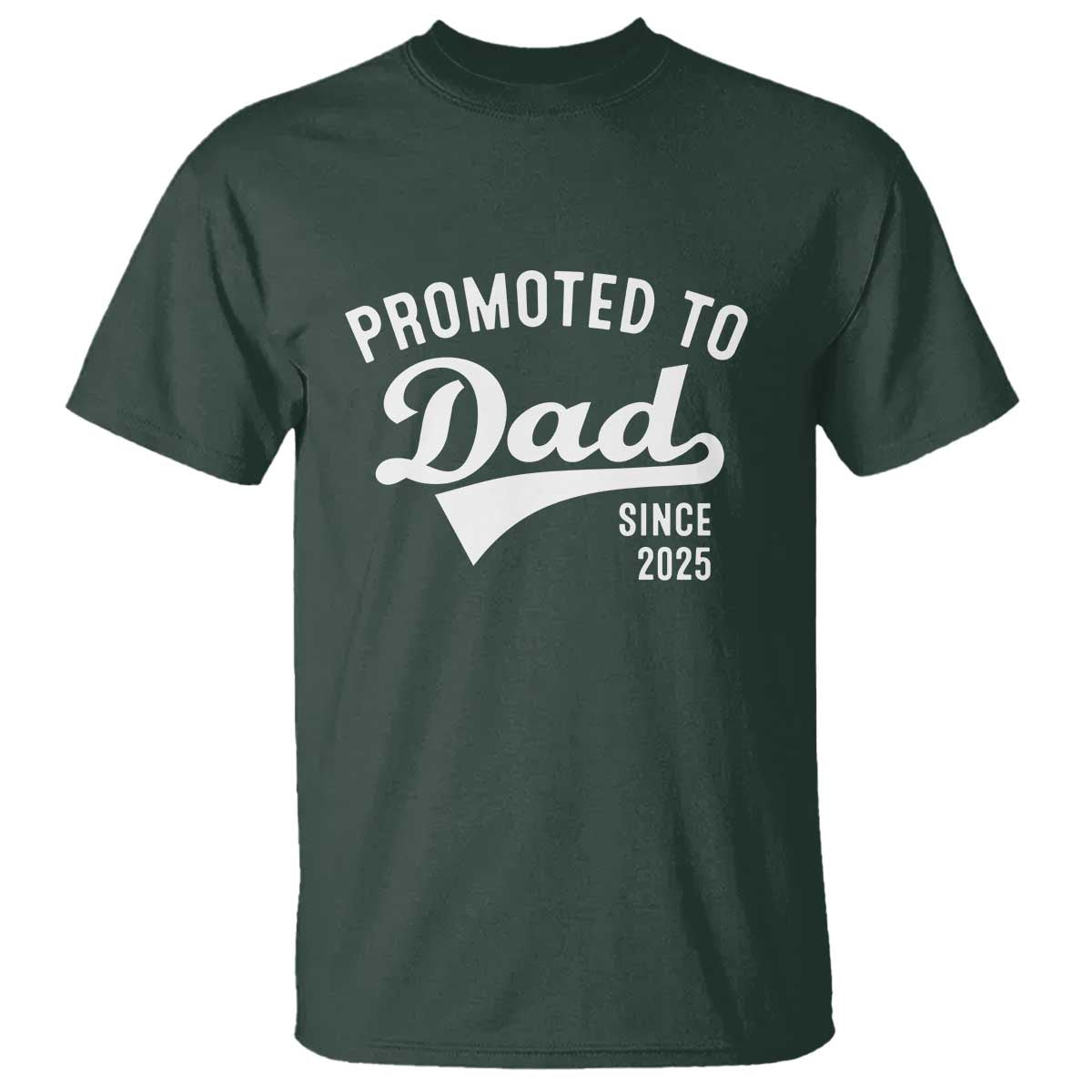 funny-new-dad-promoted-to-dad-since-2025-t-shirt-baby-announcement