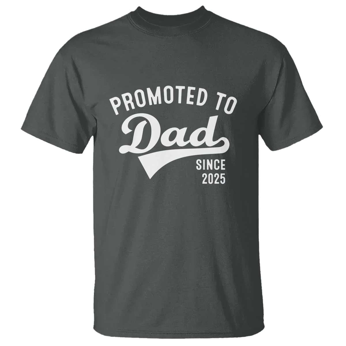 funny-new-dad-promoted-to-dad-since-2025-t-shirt-baby-announcement