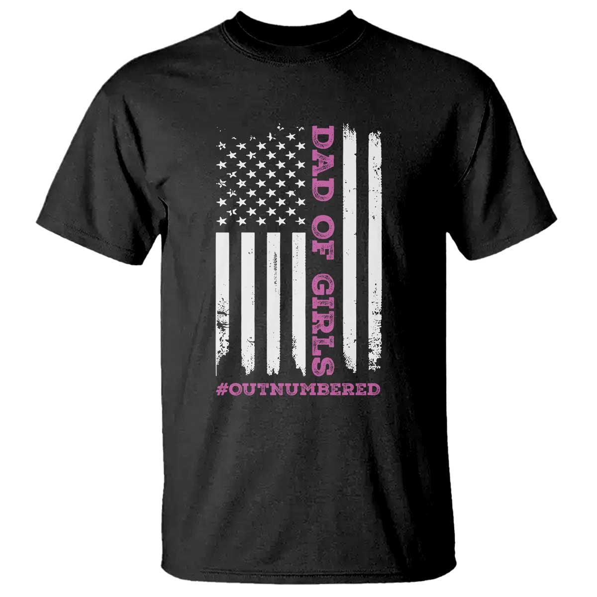 funny-dad-of-girls-outnumbered-t-shirt-vintage-american-flag-fathers-day