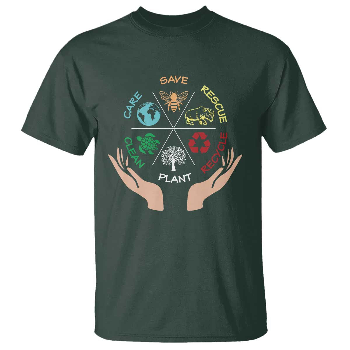 save-bees-rescue-animals-recycle-plastic-plant-tree-t-shirt-earth-day
