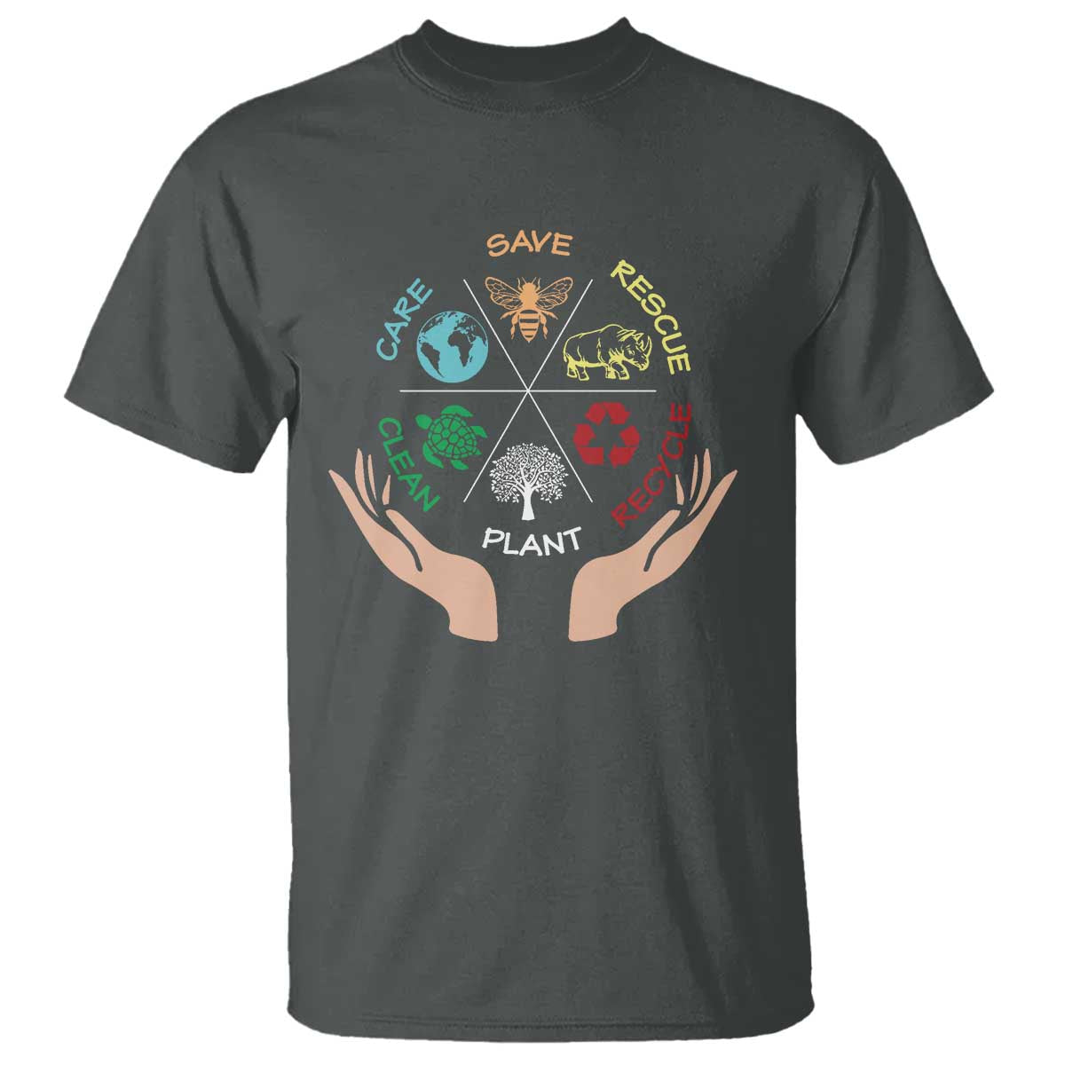 save-bees-rescue-animals-recycle-plastic-plant-tree-t-shirt-earth-day