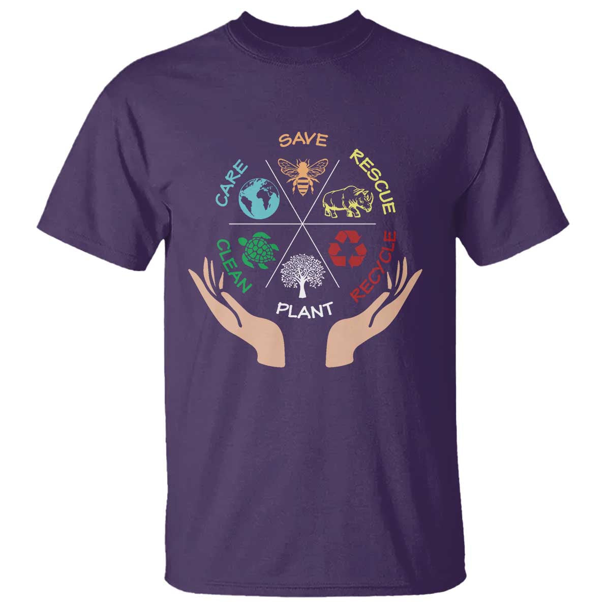 save-bees-rescue-animals-recycle-plastic-plant-tree-t-shirt-earth-day