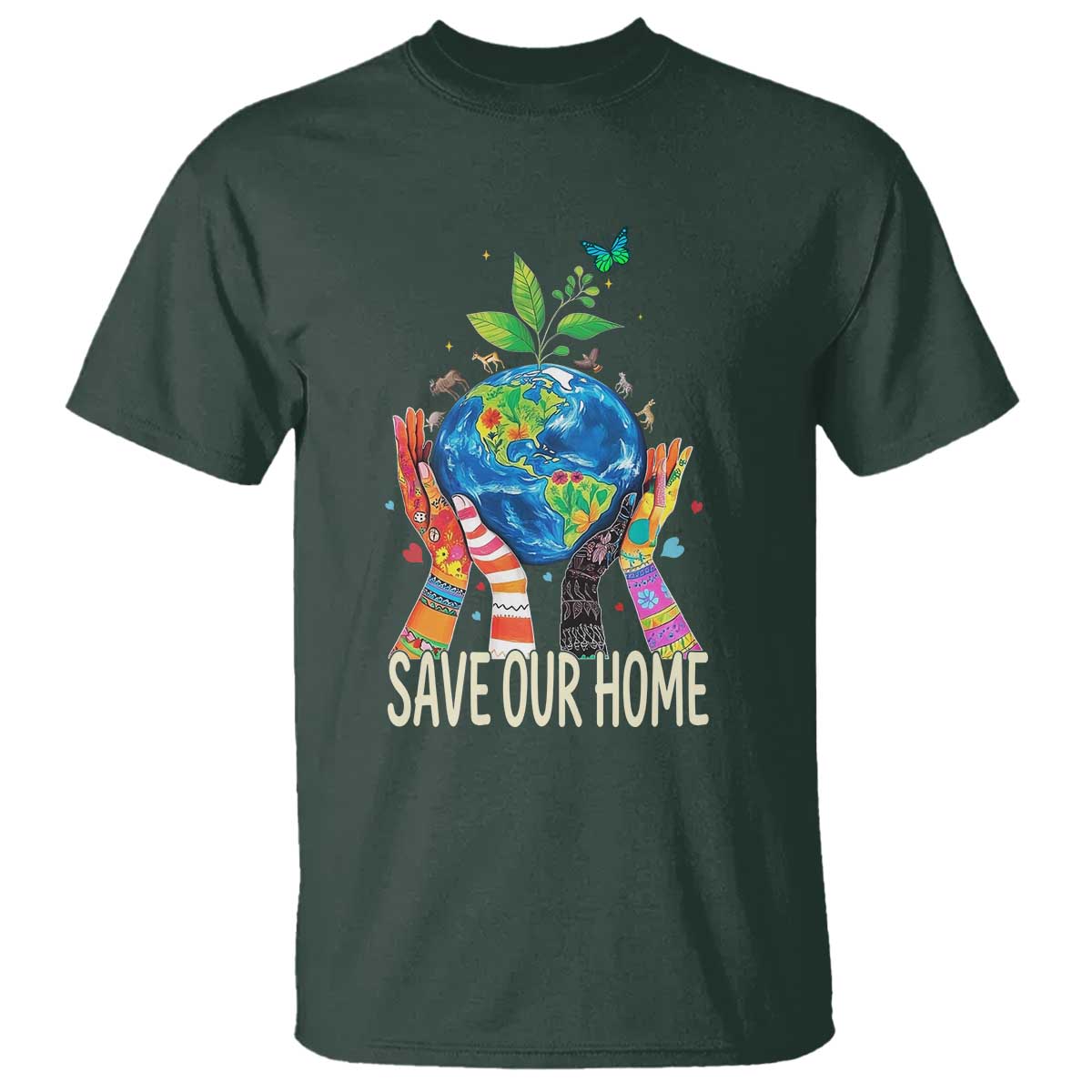 save-our-home-animals-wildlife-conservation-earth-day-t-shirt