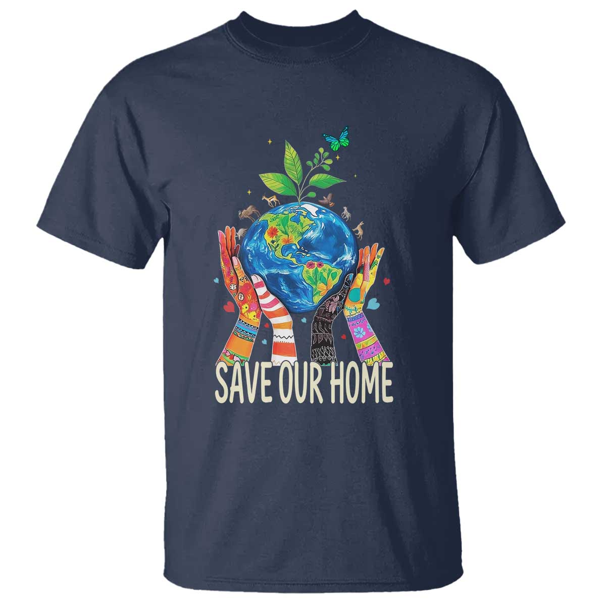 save-our-home-animals-wildlife-conservation-earth-day-t-shirt