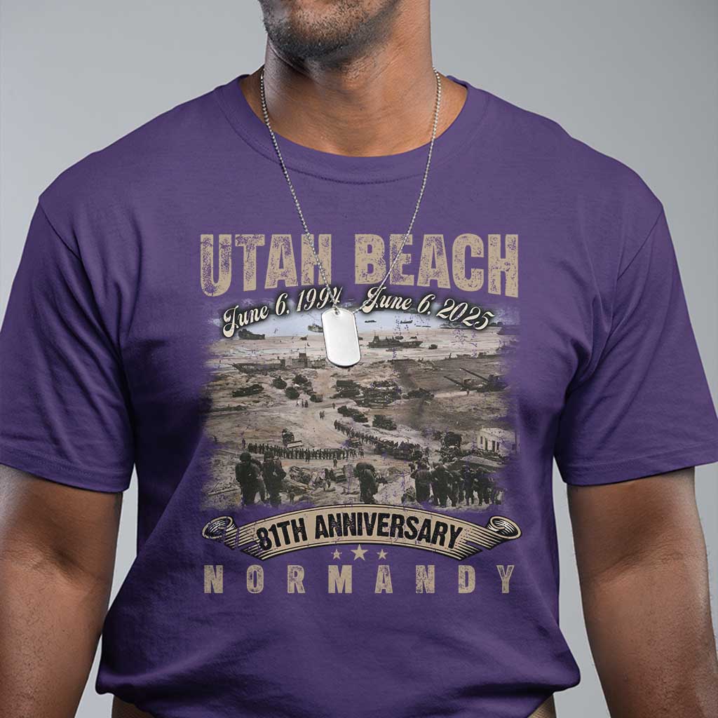 utah-beach-d-day-81-st-anniversary-honor-history-normandy-wwii-t-shirt