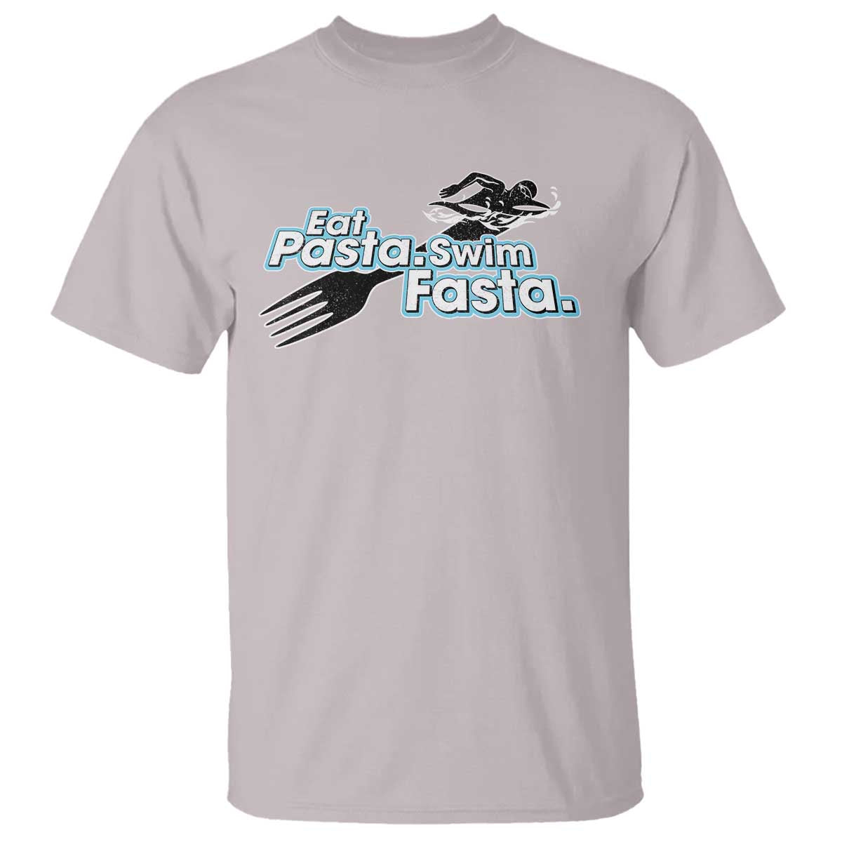 funny-swimmer-t-shirt-eat-pasta-swim-fasta-fork-swimming
