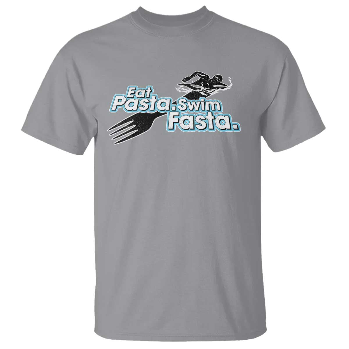 funny-swimmer-t-shirt-eat-pasta-swim-fasta-fork-swimming