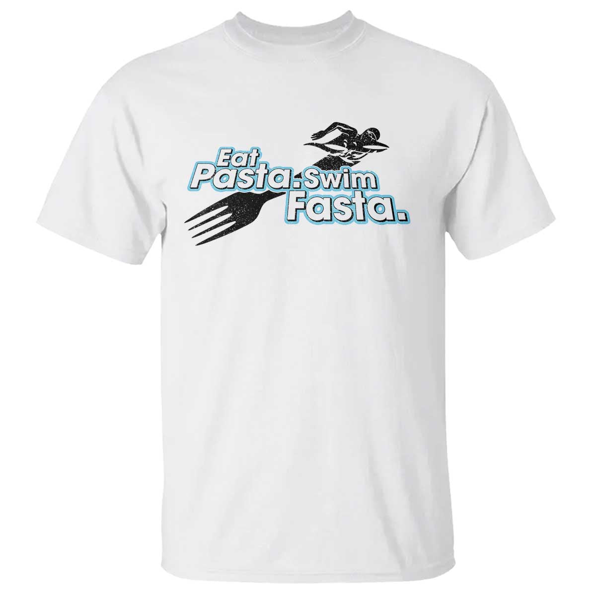 funny-swimmer-t-shirt-eat-pasta-swim-fasta-fork-swimming