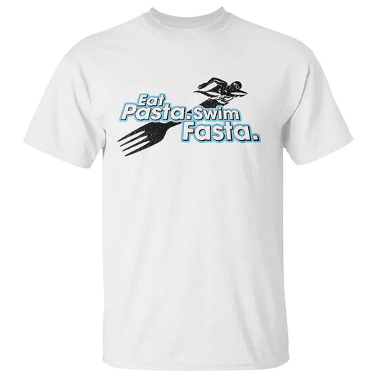 funny-swimmer-t-shirt-eat-pasta-swim-fasta-fork-swimming
