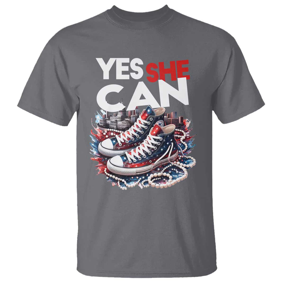 harris-2024-t-shirt-yes-she-can-chucks-and-pearls-american-flag