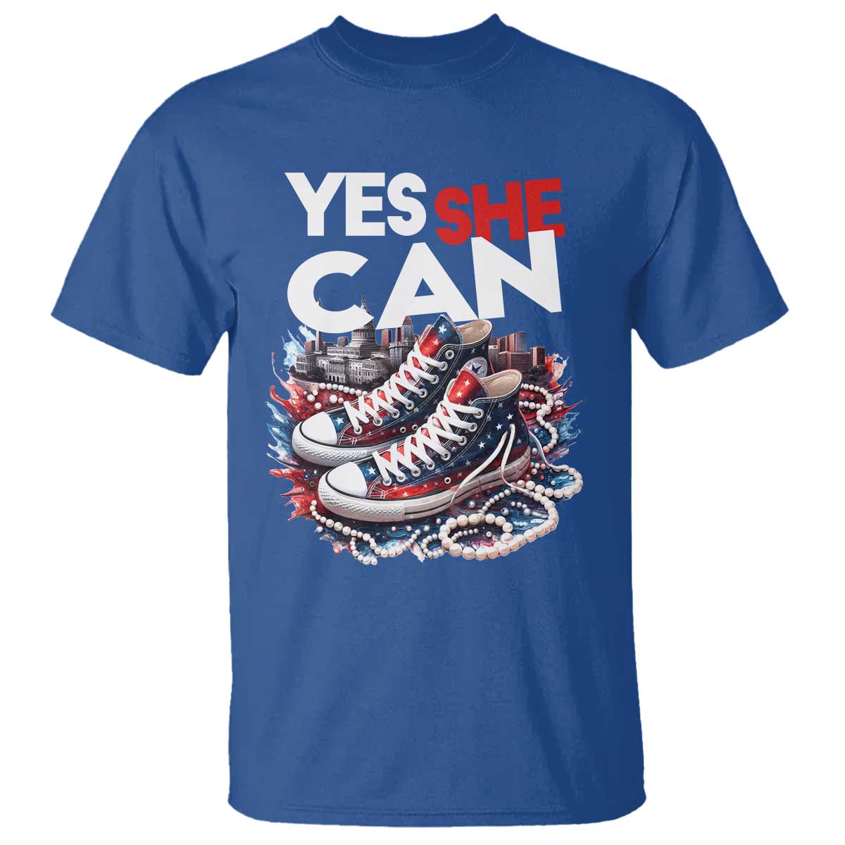 harris-2024-t-shirt-yes-she-can-chucks-and-pearls-american-flag