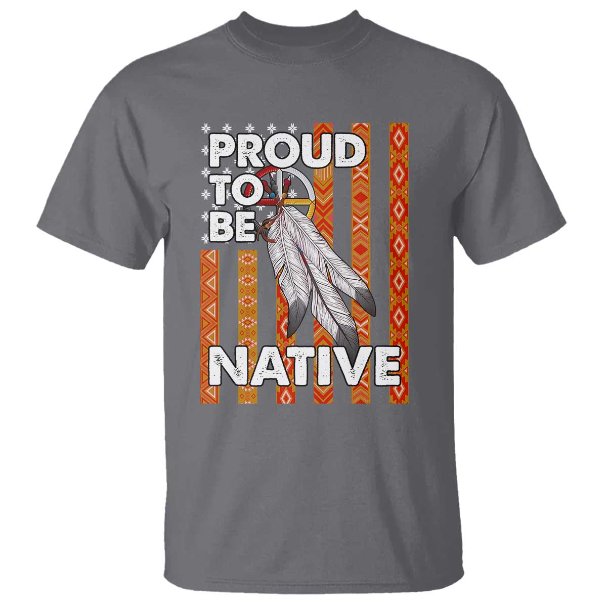 native-american-t-shirt-proud-to-be-native-american-flag-tribal-prints-medicine-wheel