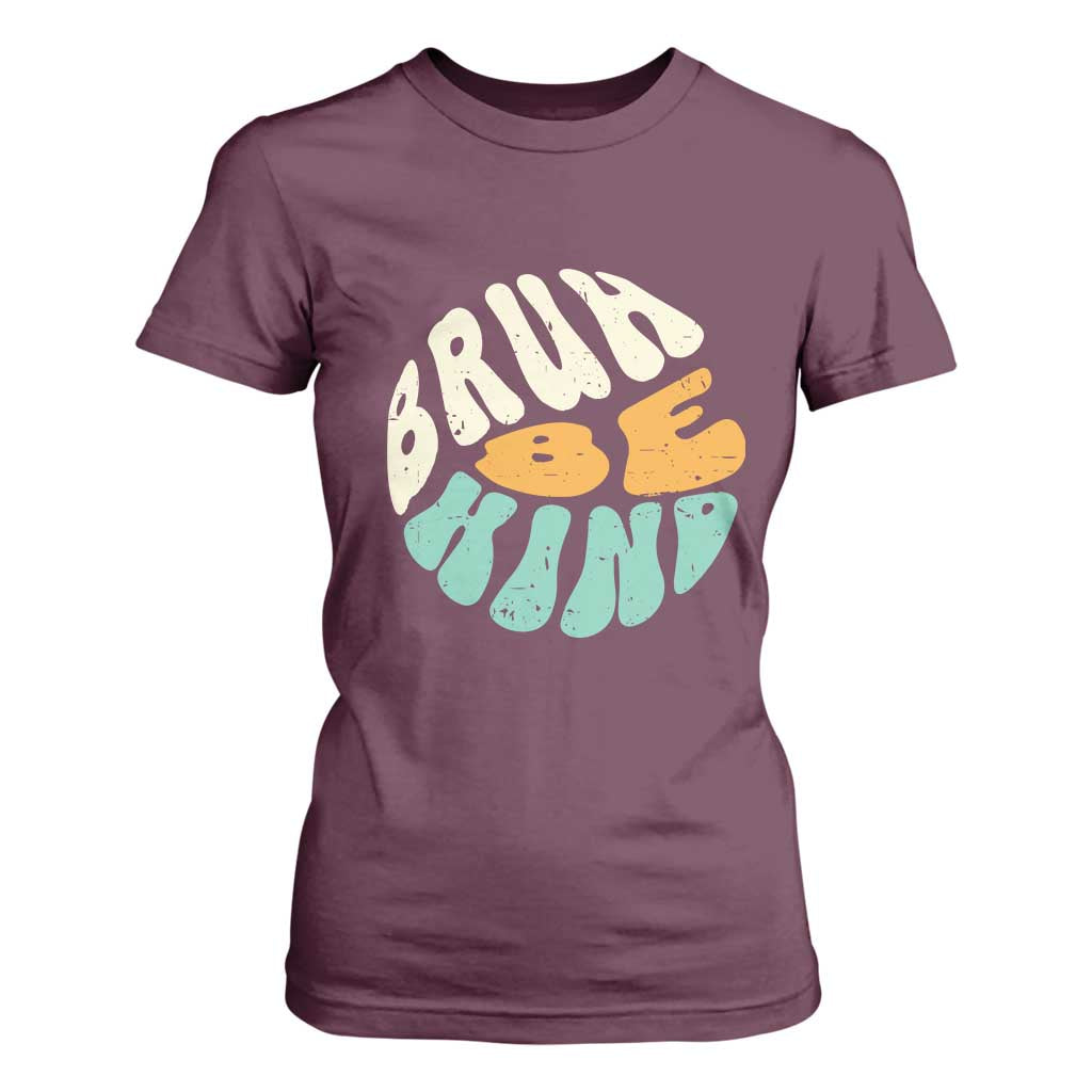 Bullying Prevention T Shirt For Women Unity Day Bruh Be Kind Kindness Orange Shirt