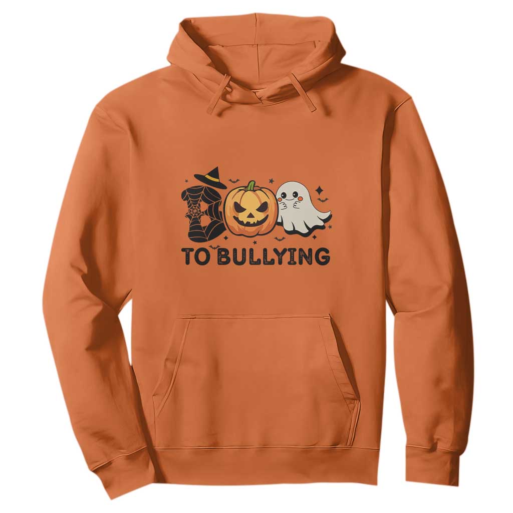 Halloween Unity Day Hoodie Boo To Bullying Bullying Prevention Ghost Pumpkin