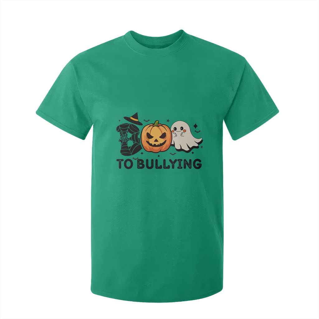 Halloween Unity Day T Shirt For Kid Boo To Bullying Bullying Prevention Ghost Pumpkin