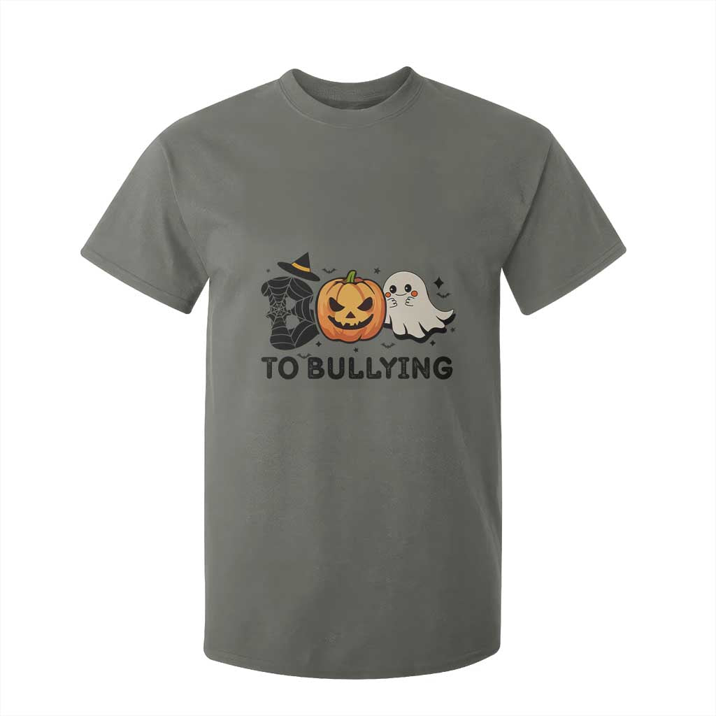 Halloween Unity Day T Shirt For Kid Boo To Bullying Bullying Prevention Ghost Pumpkin