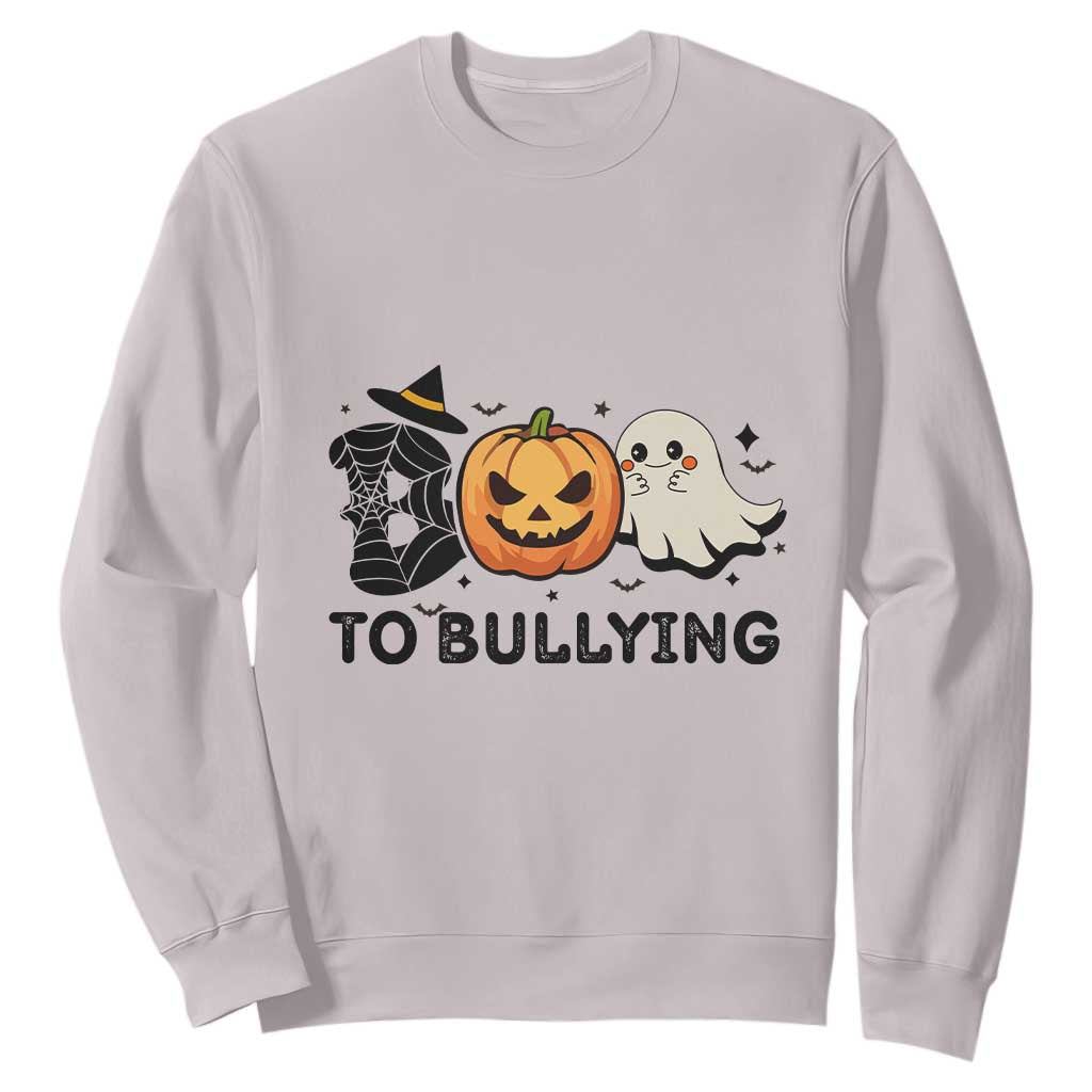 Halloween Unity Day Sweatshirt Boo To Bullying Bullying Prevention Ghost Pumpkin