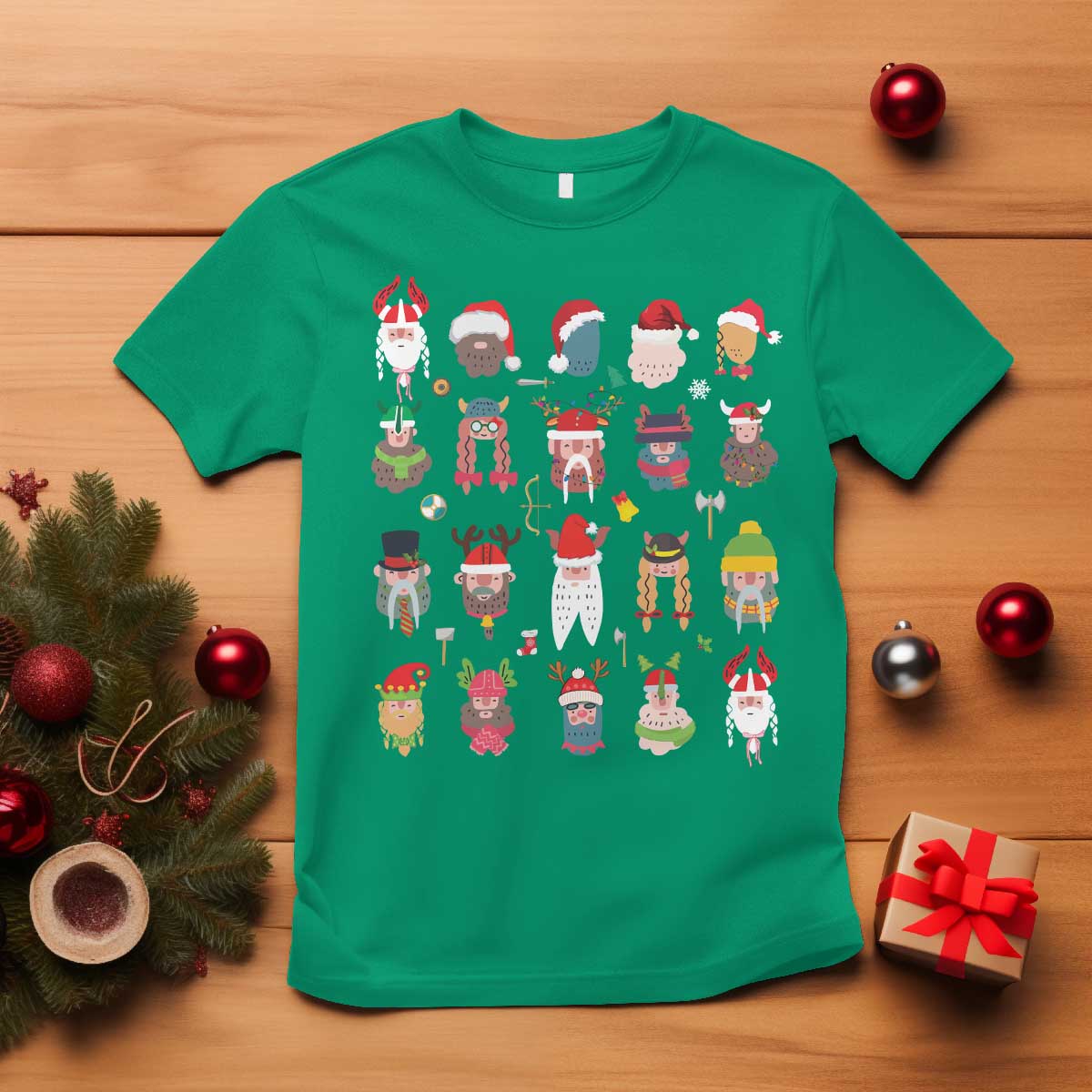 funny-christmas-viking-t-shirt-nordic-cute-viking-warriors