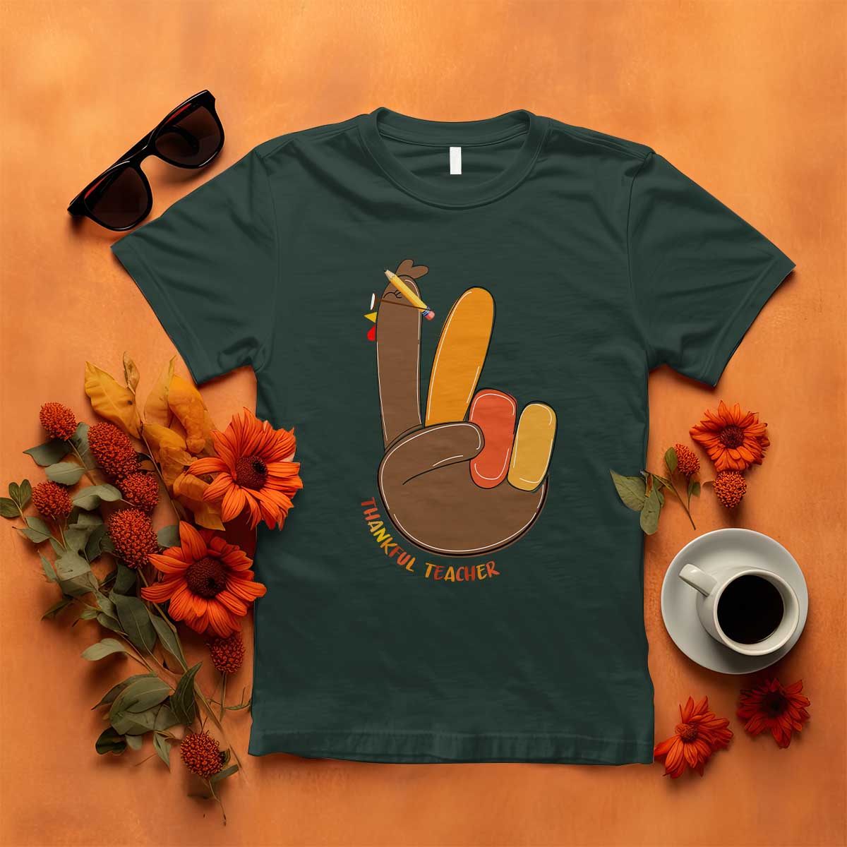 funny-thanksgiving-teacher-t-shirt-thankful-teacher-turkey-pencil