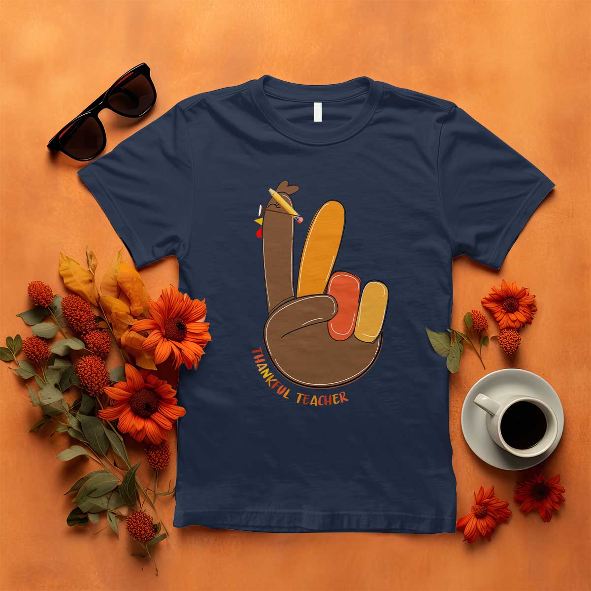 funny-thanksgiving-teacher-t-shirt-thankful-teacher-turkey-pencil