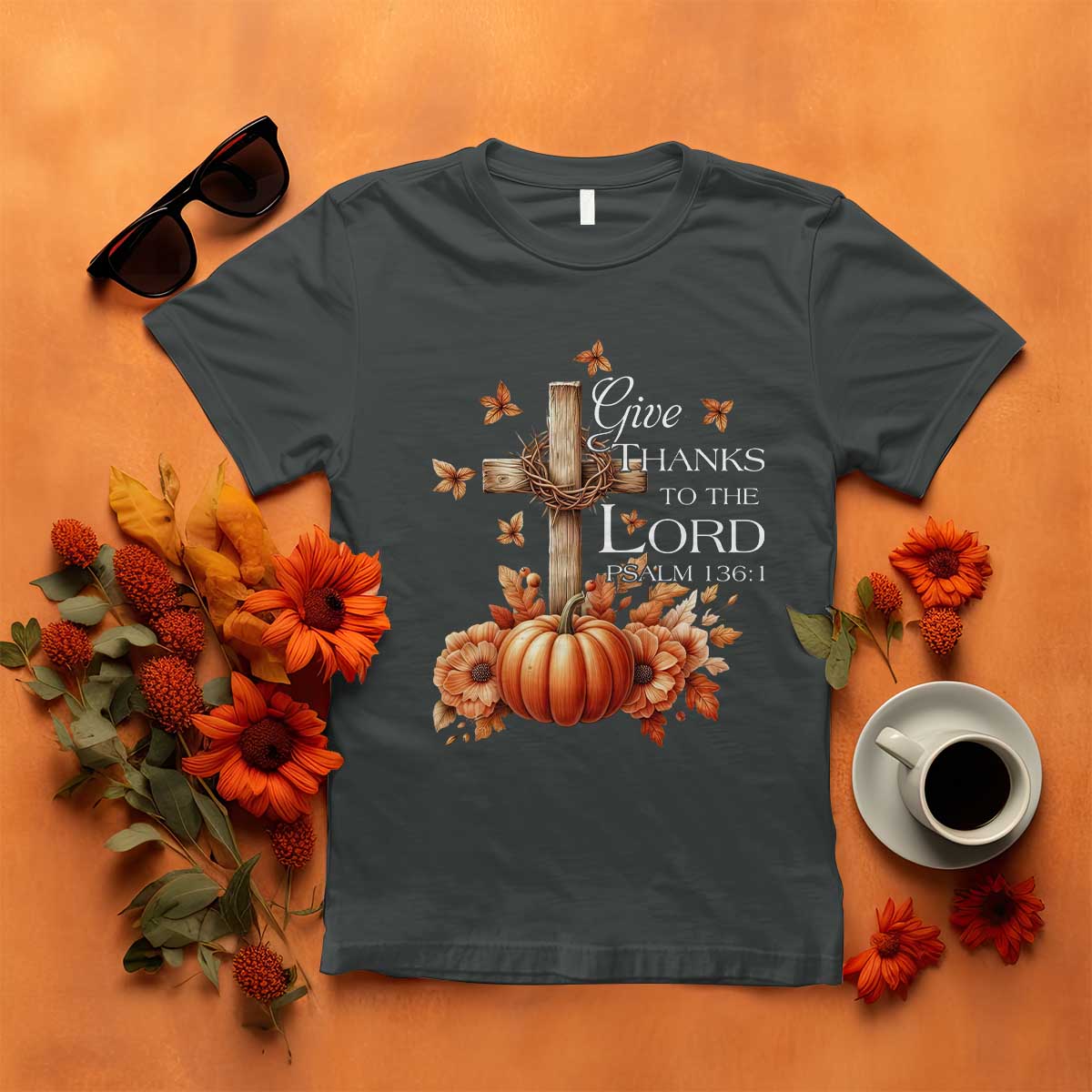 thanksgiving-christ-t-shirt-give-thanks-to-the-lord-psalm-1361-pumpkin-cross