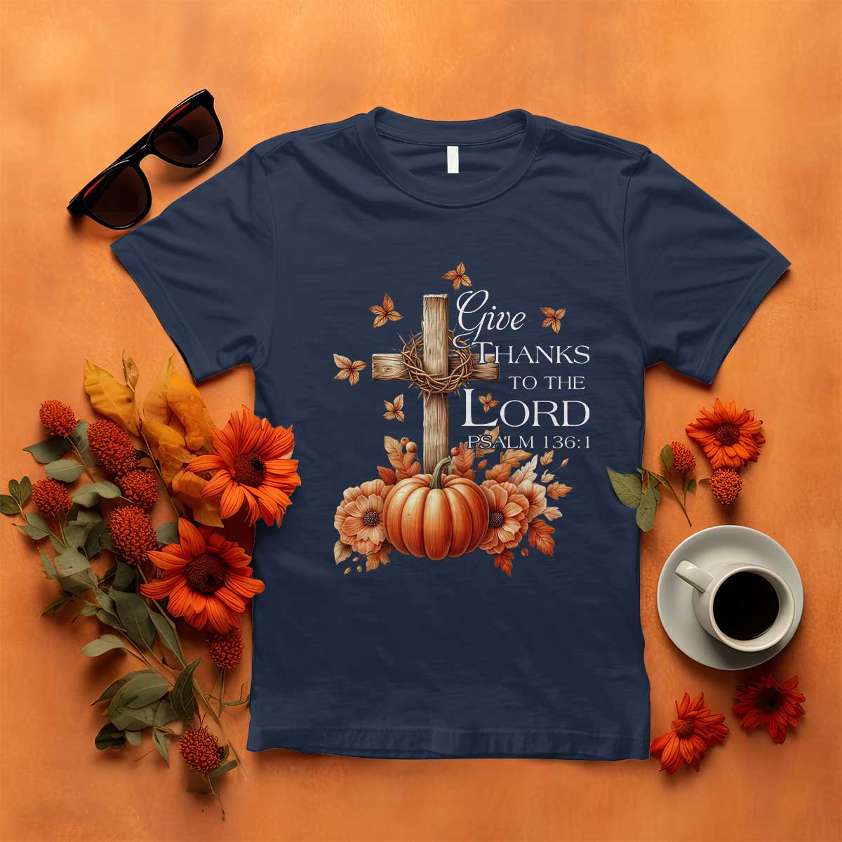 thanksgiving-christ-t-shirt-give-thanks-to-the-lord-psalm-1361-pumpkin-cross