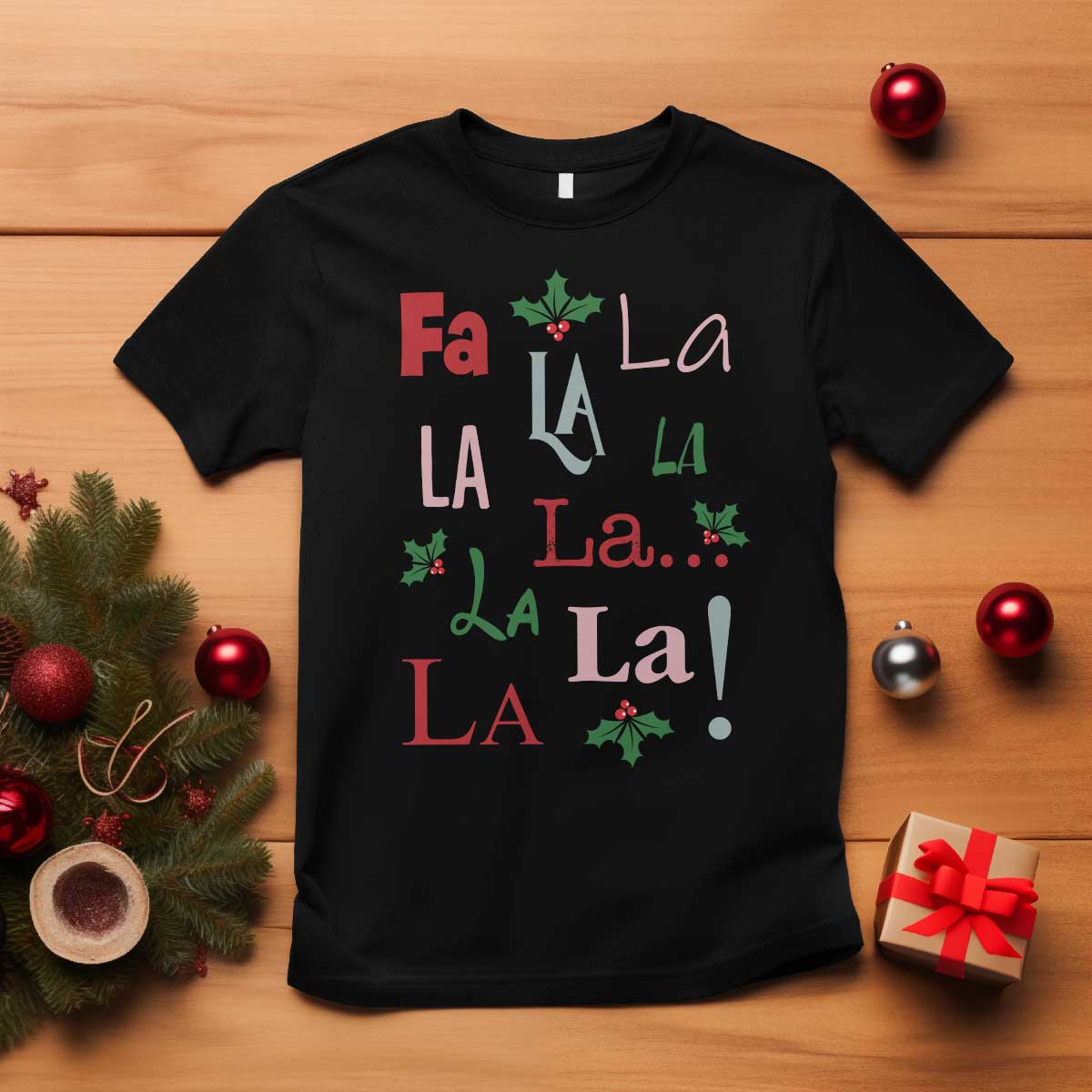 funny-fa-la-la-8-christmas-carol-song-t-shirt-holiday-mistletoe