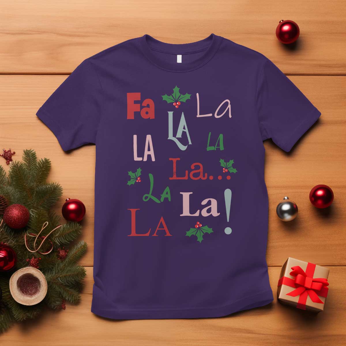 funny-fa-la-la-8-christmas-carol-song-t-shirt-holiday-mistletoe