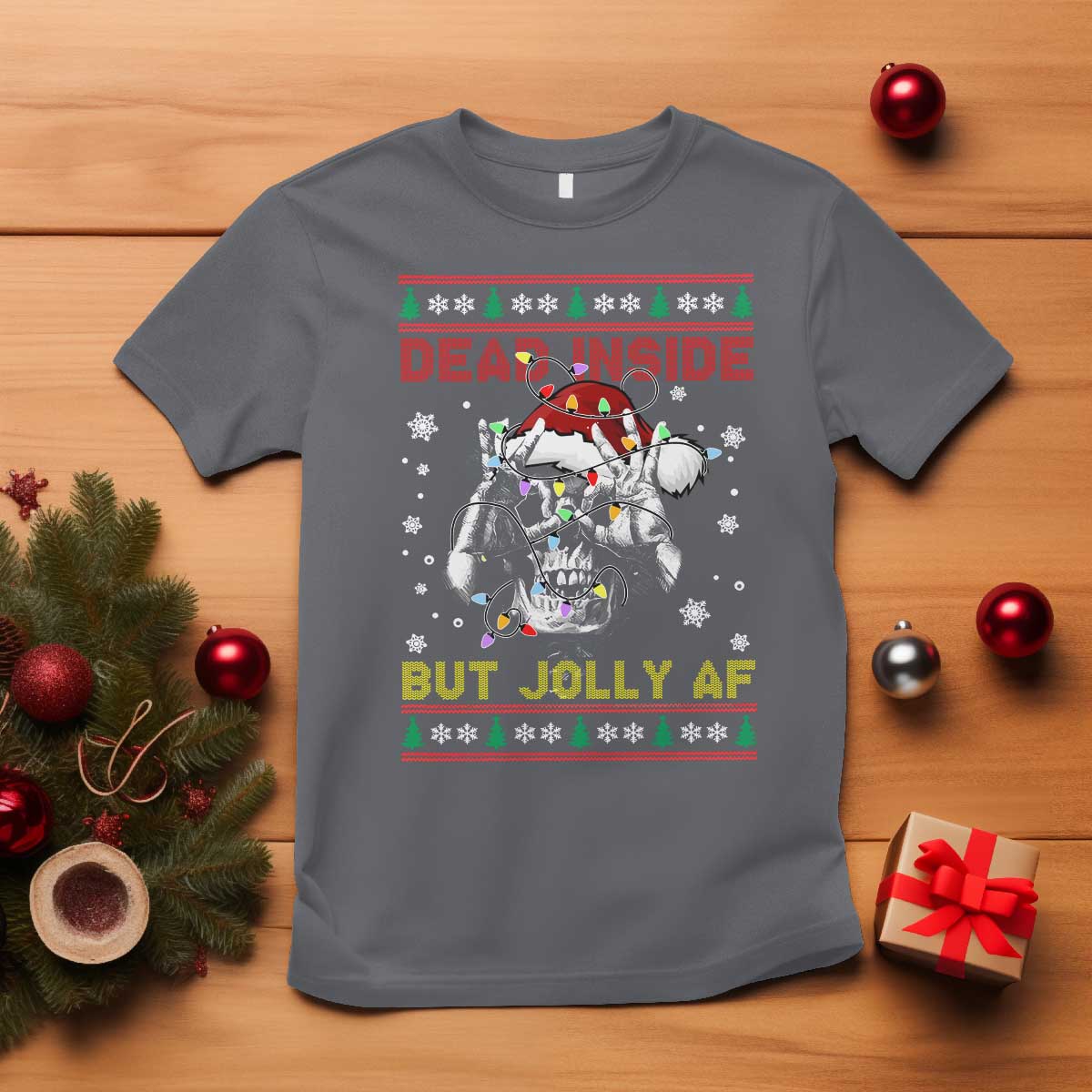 funny-christmas-skeleton-t-shirt-dead-inside-but-jolly-af-santa-hat