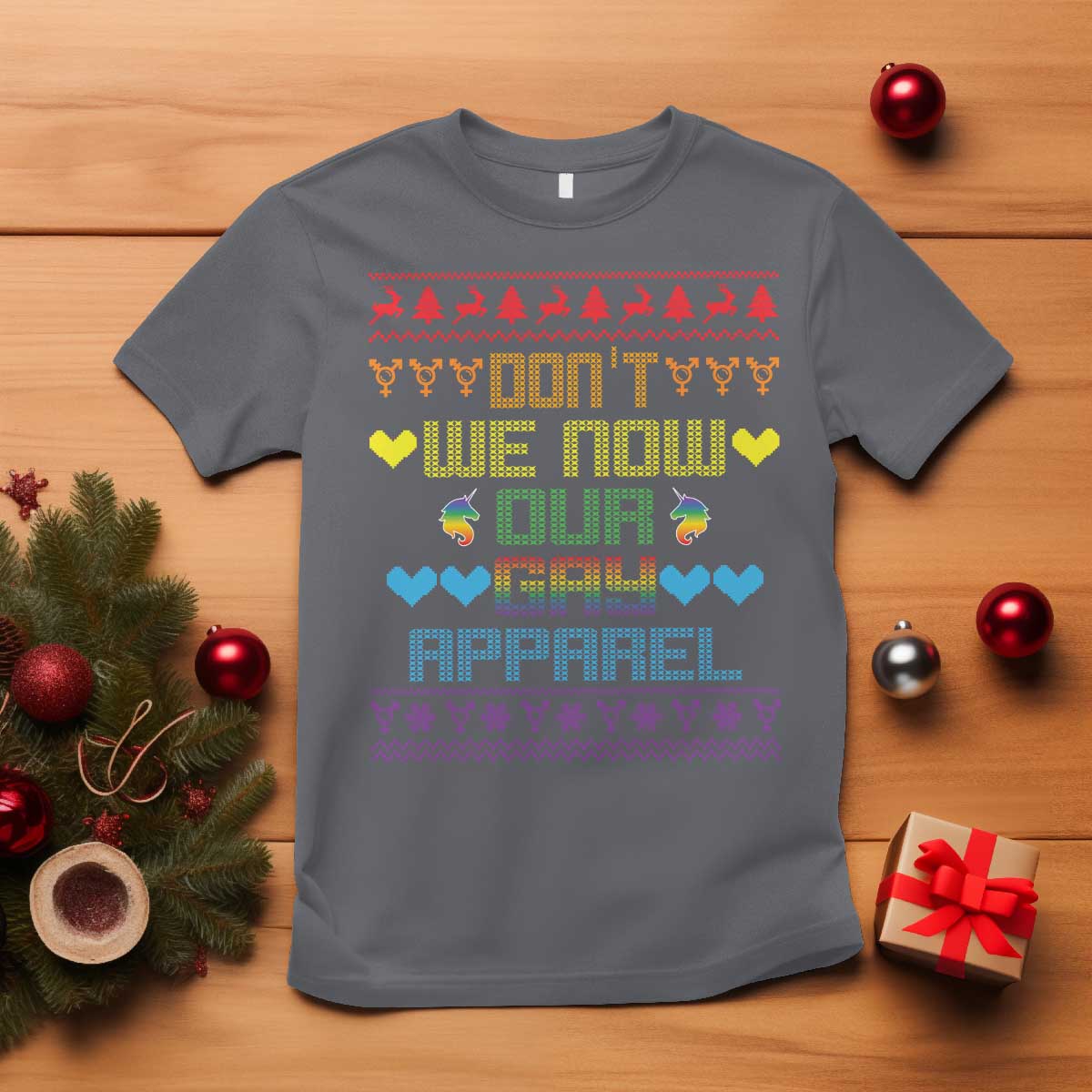 funny-lgbt-christmas-t-shirt-dont-we-now-our-gay-apparel-rainbow-unicorn