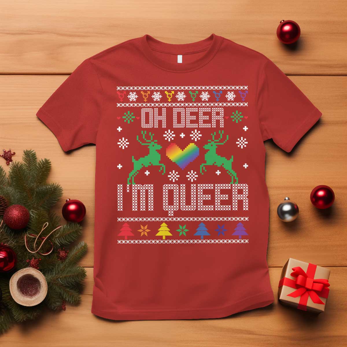 funny-lgbt-christmas-t-shirt-oh-deer-im-queer-rainbow-lgbt-flag