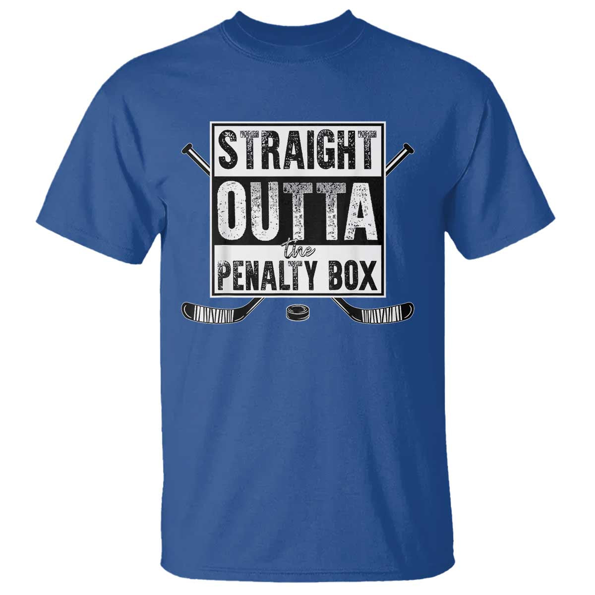 funny-ice-hockey-t-shirt-straight-outta-the-penalty-box-vintage-ice-hockey-sticks