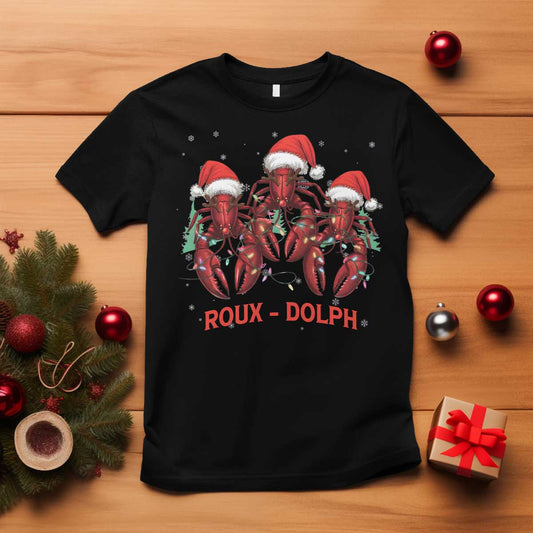 funny-christmas-cajun-louisiana-t-shirt-roux-dolph-crawfish-reindeers-santa-hat