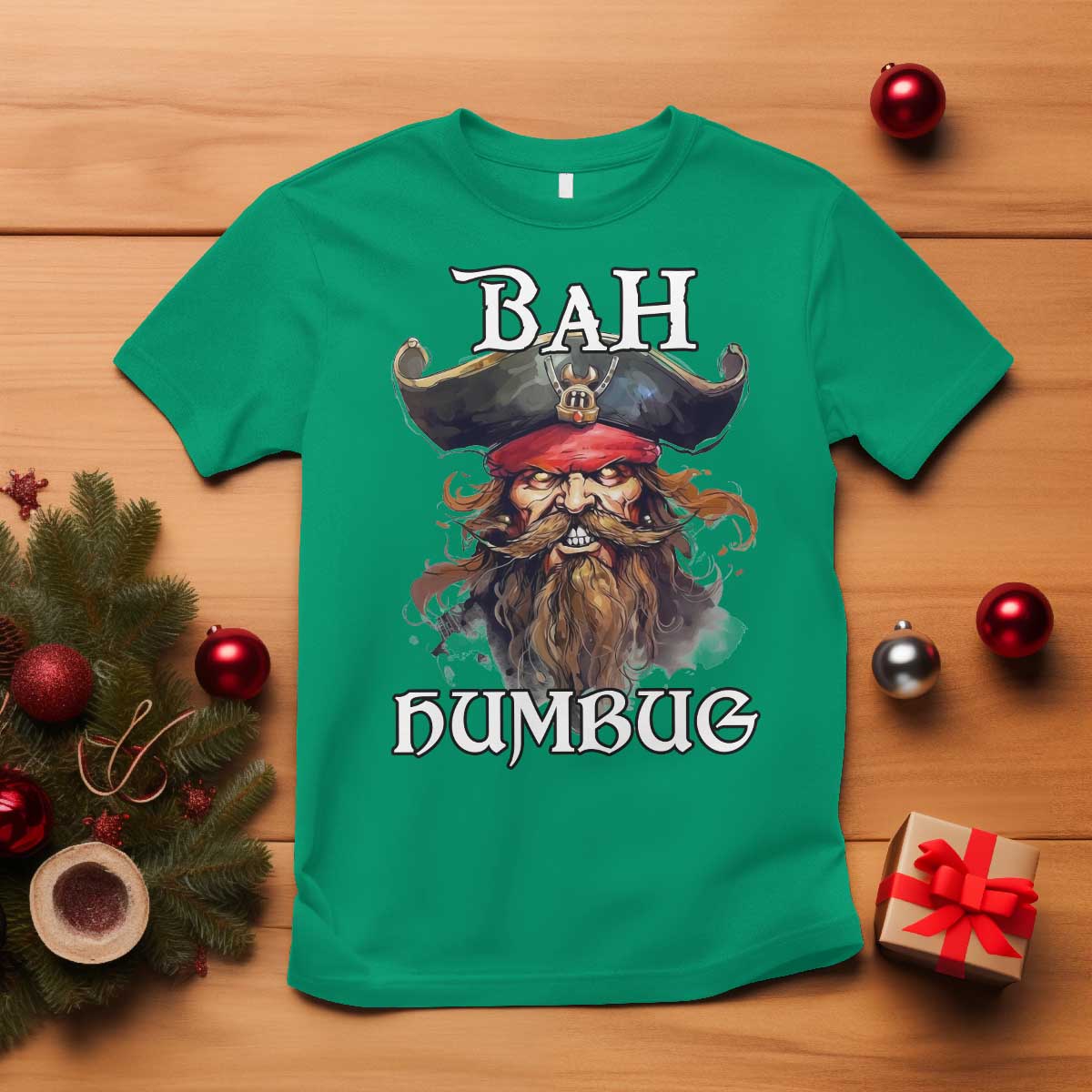 funny-bah-humbug-christmas-pirate-t-shirt