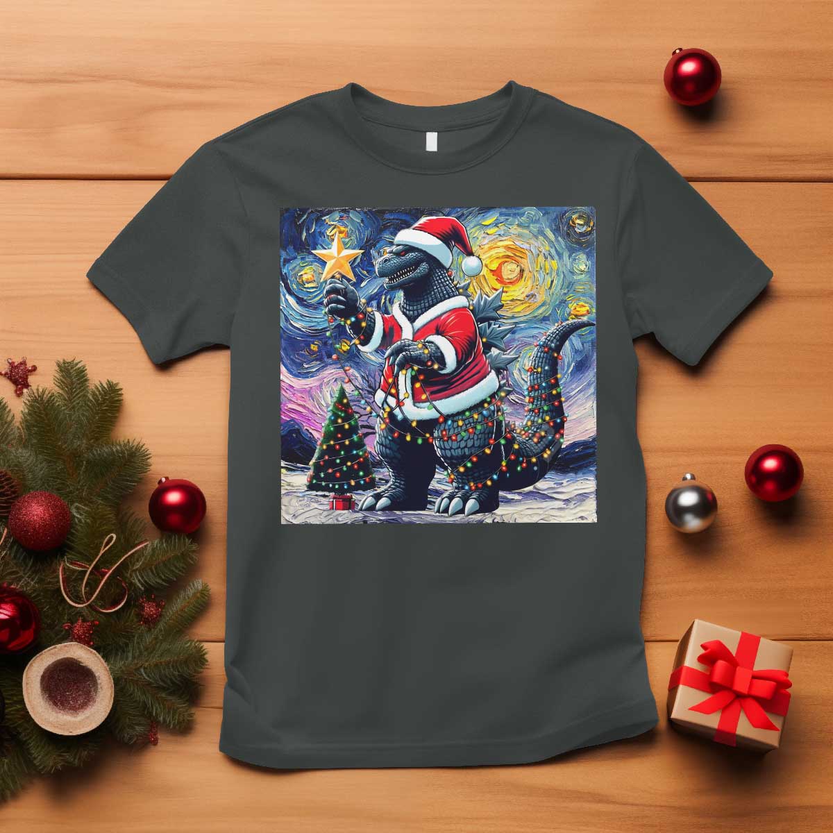 funny-christmas-santa-godzilla-japanese-monster-starry-night-t-shirt